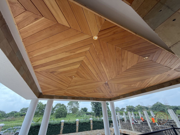 Cypress T&G Ceiling – Gazebo