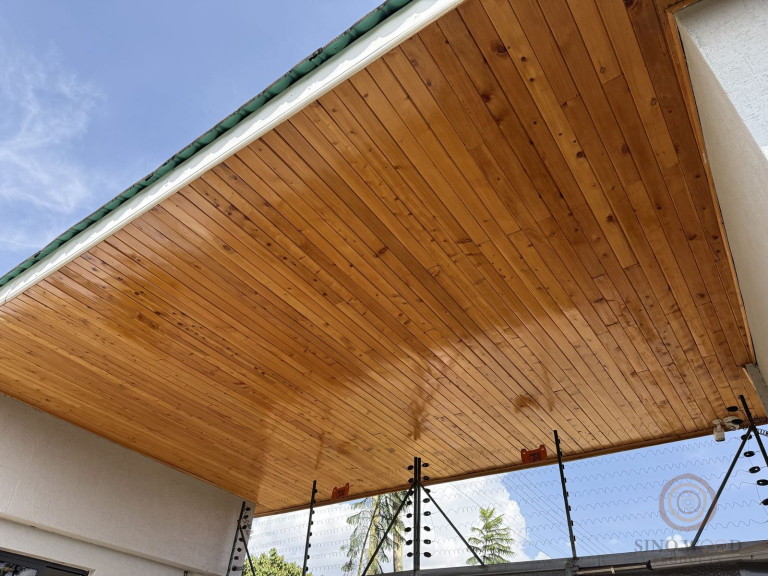 Cypress T&G Veranda Ceiling