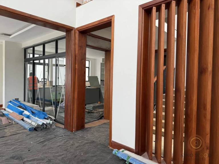 Timber Slat Partition