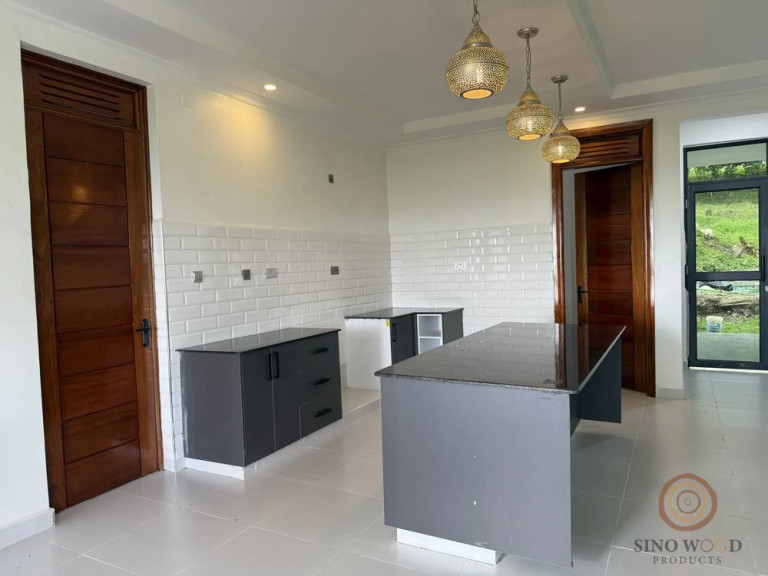 Charcoal Kitchen with Island