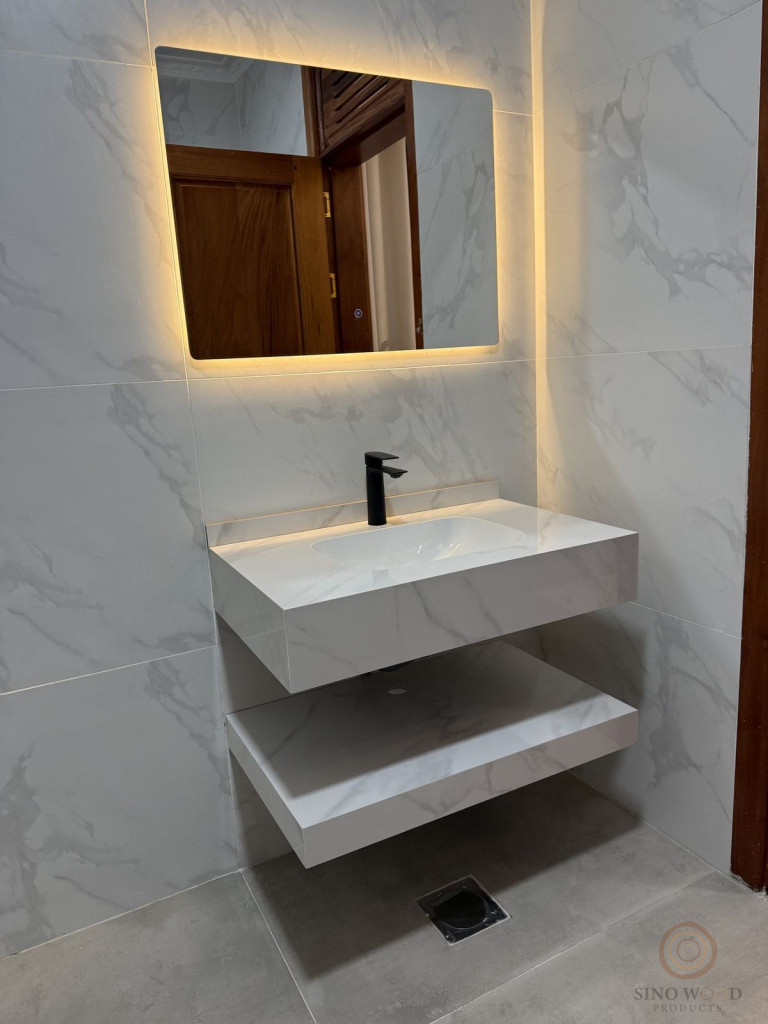 Floating Marble Vanity