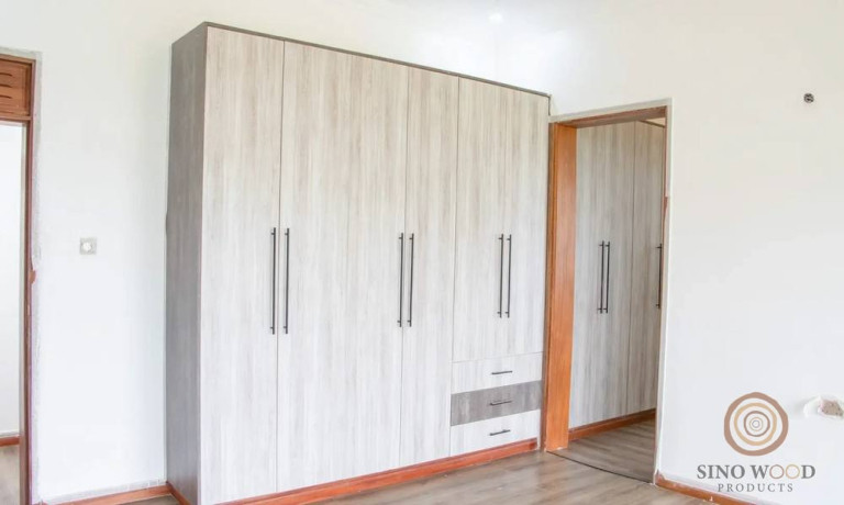 Light Wood-Grain Wardrobe
